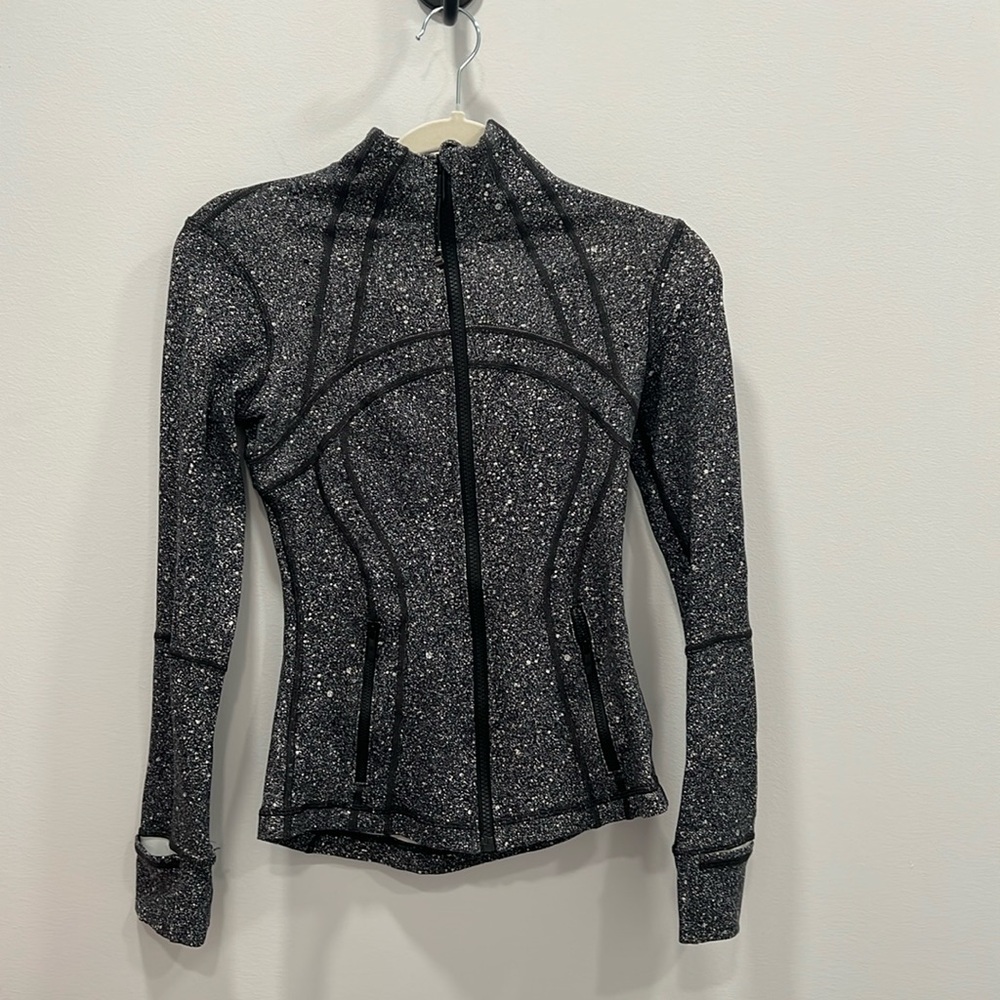 Lululemon Speckled Dark Grey Define Jacket